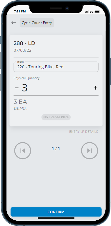 Cycle Counting App